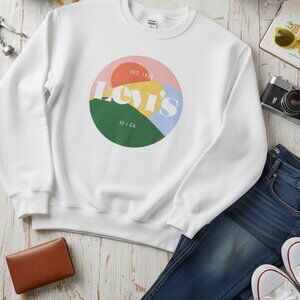 Levi's Colorblock Circle Logo Sweatshirt